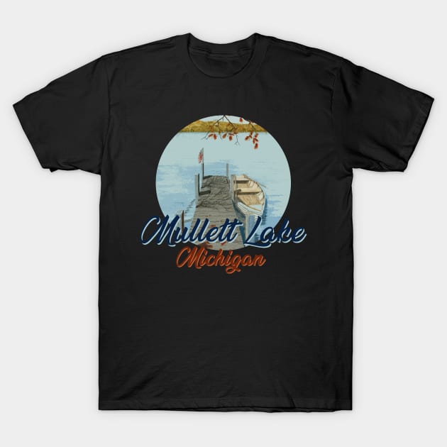 mullett lake michigan peron T-Shirt by iniandre